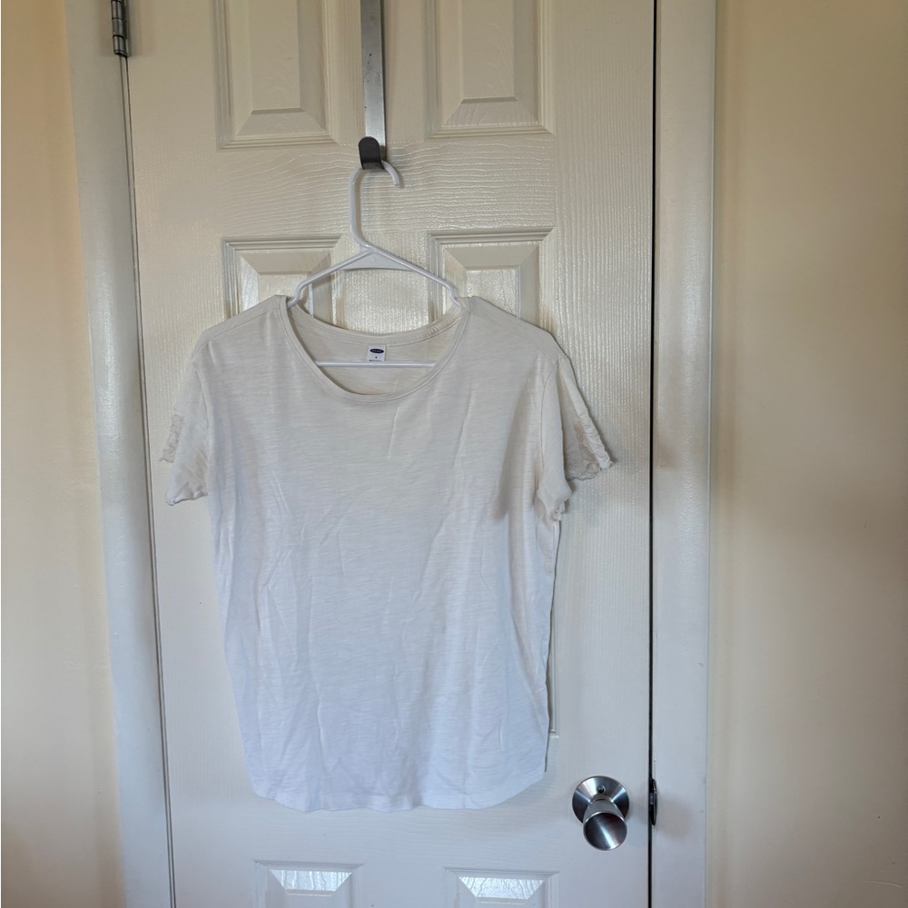 Old Navy - Women's White Short-Sleeve Tee